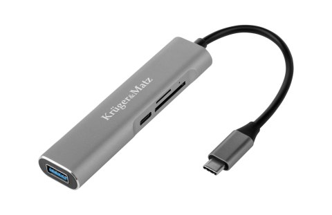 Adapter (HUB) USB typu C na HDMI/USB3.0/SD/MicroSD/C port Adapter (HUB) USB typu C na HDMI/USB3.0/SD/MicroSD/C port