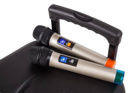 Aktywna kolumna głośnikowa (z 2 mikrofonami bezprzewodowymi UHF, SD, Bluetooth, FM, USB) 40 Watt Aktywna kolumna głośnikowa (z 2 mikrofonami bezprzewodowymi UHF, SD, Bluetooth, FM, USB) 40 Watt