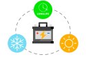Akumulator żelowy VIPOW 12V 2.2Ah Akumulator żelowy VIPOW 12V 2.2Ah