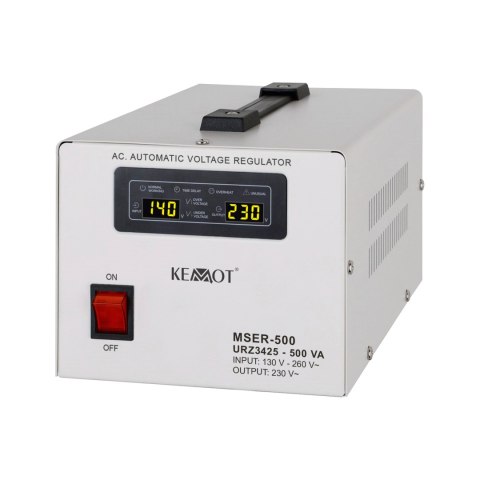 Automatyczny stabilizator napięcia KEMOT MSER-500 (500 VA, serwomotor) Automatyczny stabilizator napięcia KEMOT MSER-500 (500 VA, serwomotor)
