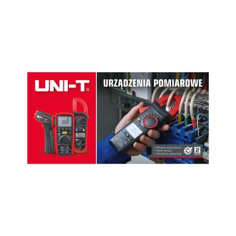 Baner Uni-T - Urządzenia pomiarowe (200 x 100 cm) Baner Uni-T - Urządzenia pomiarowe (200 x 100 cm)
