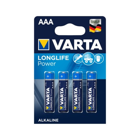 Bateria alkaliczna VARTA LR03 LONGLIFE 4szt./bl. Bateria alkaliczna VARTA LR03 LONGLIFE 4szt./bl.