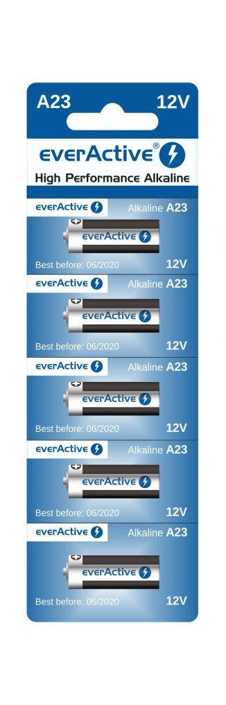 Bateria everActive Alkaline LR23A 5szt/bl. Bateria everActive Alkaline LR23A 5szt/bl.