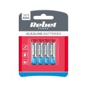 Baterie alkaliczne REBEL LR03 4szt/bl. Baterie alkaliczne REBEL LR03 4szt/bl.