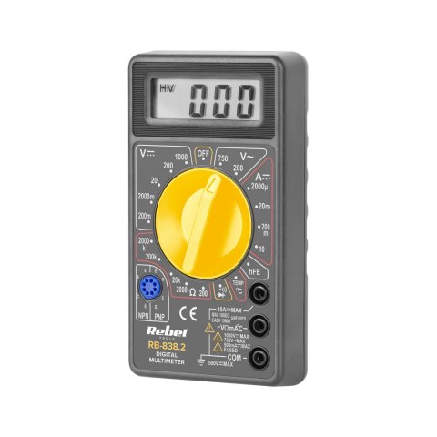 Miernik uniwersalny REBEL RB838 v.2 Miernik uniwersalny REBEL RB838 v.2