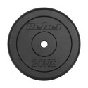 Obciążenie żeliwne 20kg, otwór 31mm, talerz klasyczny, REBEL ACTIVE Obciążenie żeliwne 20kg, otwór 31mm, talerz klasyczny, REBEL ACTIVE