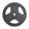 Obciążenie żeliwne 20kg, otwór 31mm, talerz z uchwytami, REBEL ACTIVE Obciążenie żeliwne 20kg, otwór 31mm, talerz z uchwytami, REBEL ACTIVE