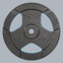 Obciążenie żeliwne 20kg, otwór 31mm, talerz z uchwytami, REBEL ACTIVE Obciążenie żeliwne 20kg, otwór 31mm, talerz z uchwytami, REBEL ACTIVE