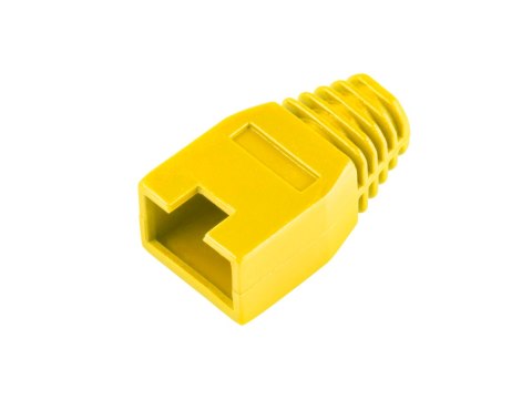 Osłona gumowa wtyku 8p8c żółta Osłona gumowa wtyku 8p8c żółta