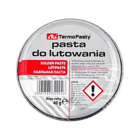 Pasta lutownicza 40g AG AGT-037 Pasta lutownicza 40g AG AGT-037