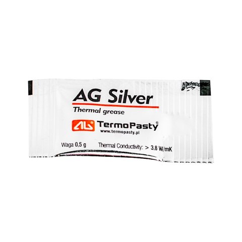 Pasta termoprzewodząca Silver 0,5g AG AGT-143 Pasta termoprzewodząca Silver 0,5g AG AGT-143