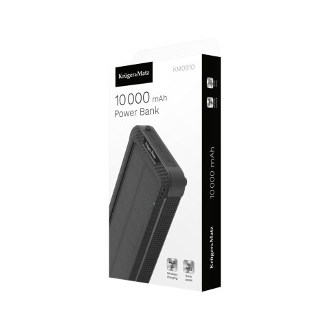 POWER BANK Kruger&Matz 10000 mAh Li-pol solarny POWER BANK Kruger&Matz 10000 mAh Li-pol solarny