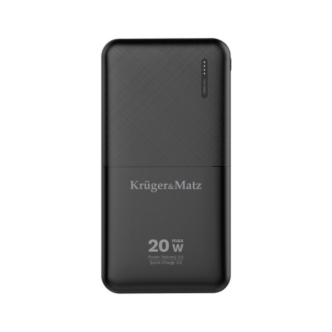POWER BANK Kruger&Matz 10000 mAh Li-pol z funkcją QC oraz PD POWER BANK Kruger&Matz 10000 mAh Li-pol z funkcją QC oraz PD
