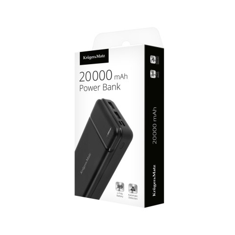 POWER BANK Kruger&Matz 20000 mAh Li-pol POWER BANK Kruger&Matz 20000 mAh Li-pol