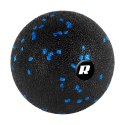 Piłka do masażu 8cm, kolor czarno-niebieski, materiał EPP, REBEL ACTIVE Piłka do masażu 8cm, kolor czarno-niebieski, materiał EPP, REBEL ACTIVE