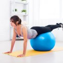 Piłka gimnastyczna rehabilitacyjna 55cm z pompką ręczną, kolor niebieski , REBEL ACTIVE Piłka gimnastyczna rehabilitacyjna 55cm z pompką ręczną, kolor niebieski , REBEL ACTIVE