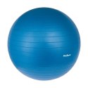 Piłka gimnastyczna rehabilitacyjna 65cm z pompką ręczną, kolor niebieski , REBEL ACTIVE Piłka gimnastyczna rehabilitacyjna 65cm z pompką ręczną, kolor niebieski , REBEL ACTIVE