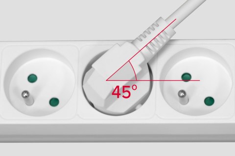 Przedłużacz sieciowy Rebel 3 gniazda + 2 gniazda USB z wyłącznikiem - 1.5m Przedłużacz sieciowy Rebel 3 gniazda + 2 gniazda USB z wyłącznikiem - 1.5m
