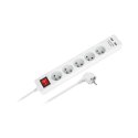 Przedłużacz sieciowy Rebel 5 gniazd + 2 gniazda USB z wyłacznikiem - 5m Przedłużacz sieciowy Rebel 5 gniazd + 2 gniazda USB z wyłacznikiem - 5m