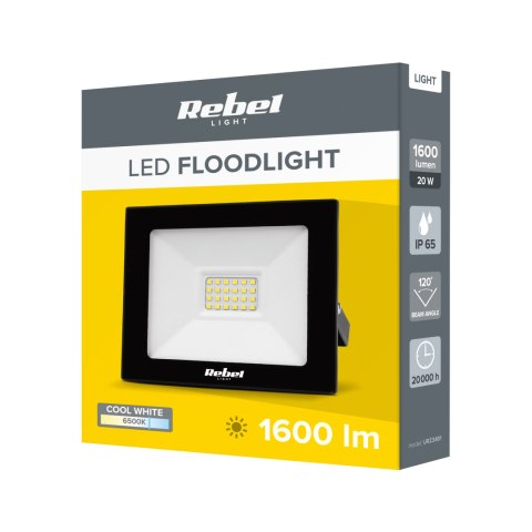 Reflektor LED Rebel 20W (24x2835 SMD) 6500K, 230V Reflektor LED Rebel 20W (24x2835 SMD) 6500K, 230V