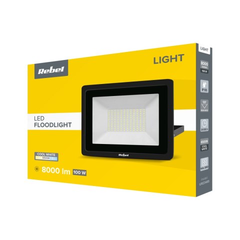 Reflektor LEd Rebel 100W ( 168x2835 SMD), 6500K, 230V Reflektor LEd Rebel 100W ( 168x2835 SMD), 6500K, 230V