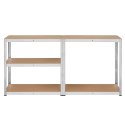 Regał metalowy magazynowy 180x90x40 srebrny Rebel Regał metalowy magazynowy 180x90x40 srebrny Rebel