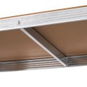 Regał metalowy magazynowy 205x120x45 srebrny Rebel Regał metalowy magazynowy 205x120x45 srebrny Rebel