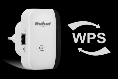 Repeater - wzmacniacz sieci bezprzewodowej Rebel Repeater - wzmacniacz sieci bezprzewodowej Rebel