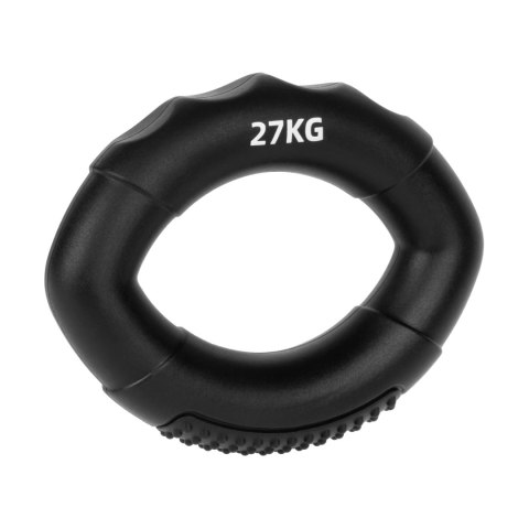 Silikonowy ściskacz do rehabilitacji rąk, 0 - 27 kg , czarny , REBEL ACTIVE Silikonowy ściskacz do rehabilitacji rąk, 0 - 27 kg , czarny , REBEL ACTIVE