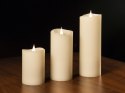 Świeca woskowa LED mała ivory Świeca woskowa LED mała ivory