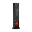 Terrmowentylator kolumnowy PTC Teesa z imitacją kominka (800/2000W) Terrmowentylator kolumnowy PTC Teesa z imitacją kominka (800/2000W)