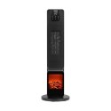 Terrmowentylator kolumnowy PTC Teesa z imitacją kominka (800/2000W) Terrmowentylator kolumnowy PTC Teesa z imitacją kominka (800/2000W)