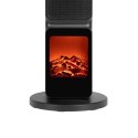 Terrmowentylator kolumnowy PTC Teesa z imitacją kominka (800/2000W) Terrmowentylator kolumnowy PTC Teesa z imitacją kominka (800/2000W)