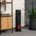 Terrmowentylator kolumnowy PTC Teesa z imitacją kominka (800/2000W) Terrmowentylator kolumnowy PTC Teesa z imitacją kominka (800/2000W)