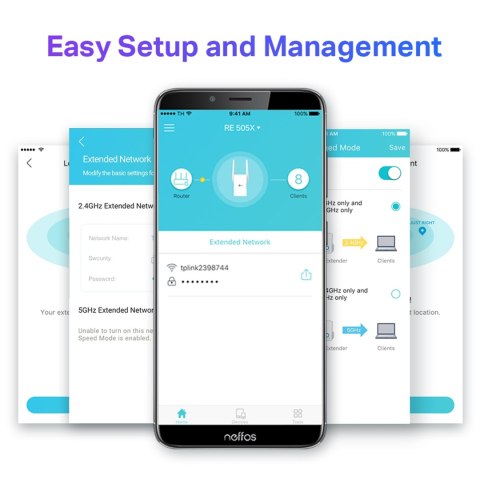 TP-LINK Uniwersalny wzmacniacz sieci bezprzewodowej AX1500 TL-RE505X TP-LINK Uniwersalny wzmacniacz sieci bezprzewodowej AX1500 TL-RE505X