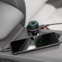 Transmiter samochodowy FM z funkcą bluetooth i dwoma gniazdami USB Transmiter samochodowy FM z funkcą bluetooth i dwoma gniazdami USB