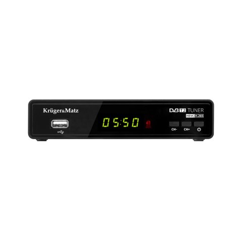 Tuner DVB-T2 H.265 HEVC Kruger&Matz Tuner DVB-T2 H.265 HEVC Kruger&Matz
