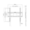 Uchwyt naścienny uniwersalny do LED TV (32-55") LP42-44F Uchwyt naścienny uniwersalny do LED TV (32-55") LP42-44F