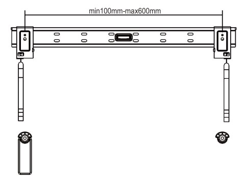 Uchwyt naścienny uniwersalny do LED TV (37-70") Uchwyt naścienny uniwersalny do LED TV (37-70")