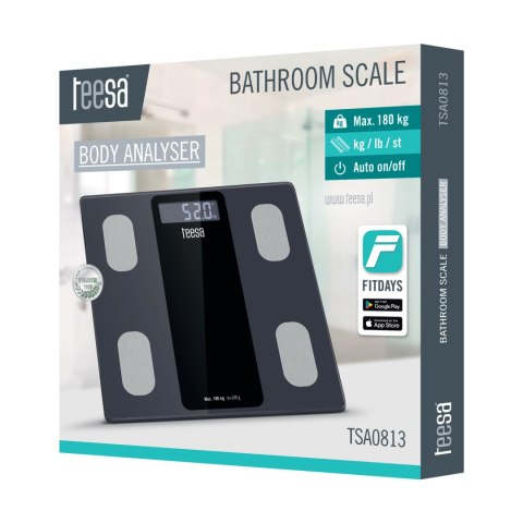 Waga łazienkowa z analizą składu ciała Body Analyser Waga łazienkowa z analizą składu ciała Body Analyser