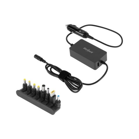Zasilacz uniwersalny Rebel 8 końcówek, USB 65 W / 15-24 V Zasilacz uniwersalny Rebel 8 końcówek, USB 65 W / 15-24 V
