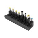 Zasilacz uniwersalny Rebel 8 końcówek, USB 65 W / 15-24 V Zasilacz uniwersalny Rebel 8 końcówek, USB 65 W / 15-24 V