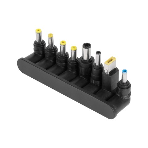 Zasilacz uniwersalny Rebel 8 końcówek, USB 65 W / 15-24 V Zasilacz uniwersalny Rebel 8 końcówek, USB 65 W / 15-24 V
