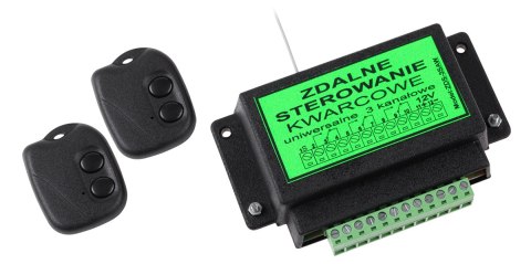 Zdalne sterowanie ZDS-3SAW+2pil.Kwarc Zdalne sterowanie ZDS-3SAW+2pil.Kwarc