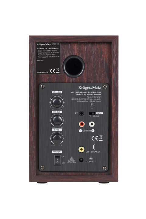 Zestaw aktywny 2.0 głośników Kruger&Matz Spirit Zestaw aktywny 2.0 głośników Kruger&Matz Spirit