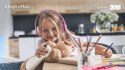 Bezprzewodowe słuchawki nauszne dla dzieci Kruger&Matz model Street Kids , kolor różowy Bezprzewodowe słuchawki nauszne dla dzieci Kruger&Matz model Street Kids , kolor różowy