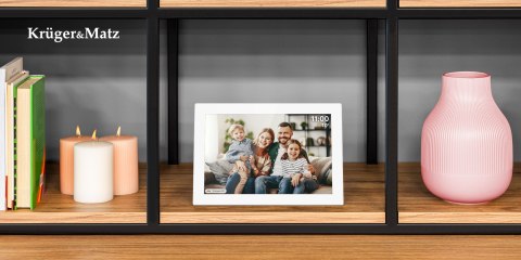 Cyfrowa ramka Kruger&Matz na zdjęcia FRAMEO Wi-Fi 10,1" biała Cyfrowa ramka Kruger&Matz na zdjęcia FRAMEO Wi-Fi 10,1" biała