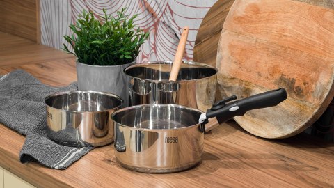 Zestaw garnków z odłączaną rączką TEESA COOK EXPERT SINGLE HAND Zestaw garnków z odłączaną rączką TEESA COOK EXPERT SINGLE HAND