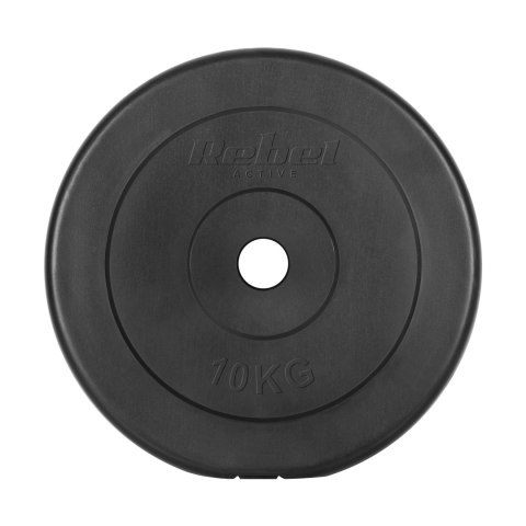 Zestaw obciążeń bitumicznych 2x10kg, otwór 31mm, talerz klasyczny, REBEL ACTIVE Zestaw obciążeń bitumicznych 2x10kg, otwór 31mm, talerz klasyczny, REBEL ACTIVE