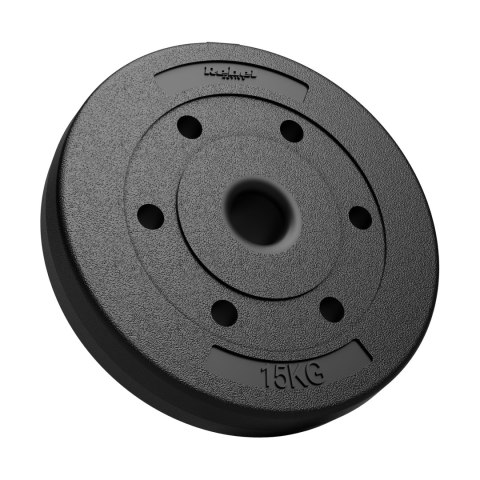 Zestaw obciążeń bitumicznych 2x15kg, otwór 51mm - do sztang olimpijskich, REBEL ACTIVE Zestaw obciążeń bitumicznych 2x15kg, otwór 51mm - do sztang olimpijskich, REBEL ACTIVE